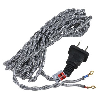 Lamp cap EXTENSION CORD HI-TEK DIY HALD0004GP 3M GRAY Lamp device Light bulb ขั้วหลอด หัวปลั๊กพร้อมสายวินเทจ HI-TEK HALD