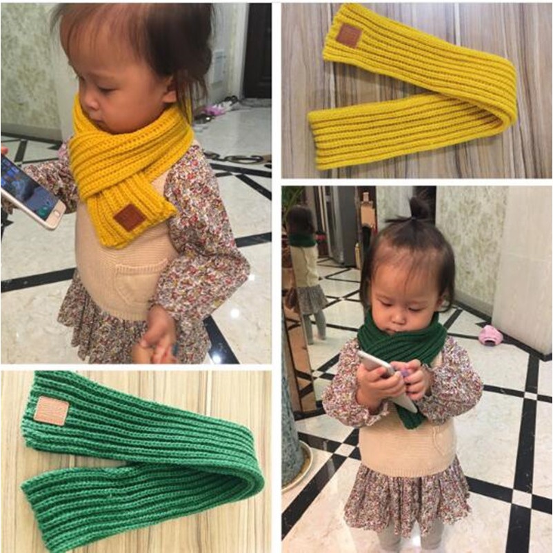 ผ้าพันคอถักสำหรับเด็กผู้หญิง อุ่น ๆ เหมาะสำหรับทารกและเด็กวัยหัดเดิน - รูปที่ 3