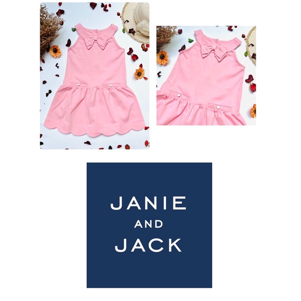 JANIE AND JACK “Pink Milky Ponte Dress”