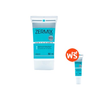 [ฟรีไซซ์จริง 15ml] ZERMIX Cream 50ml. เซอร์มิกซ์ ครีม มอยส์เจอไรเซอร์ บำรุงผิวหน้าสำหรับผิวแห้ง (ครีมบำรุงผิวหน้า)