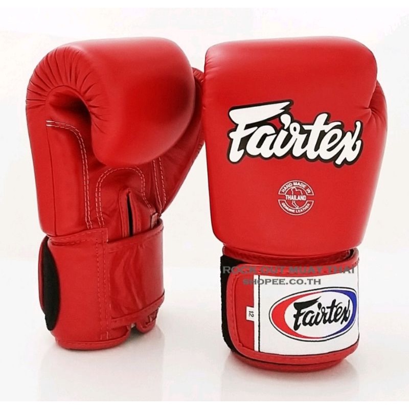 Fairtex Universal Gloves Tight-Fit BGV1 สีเเดง