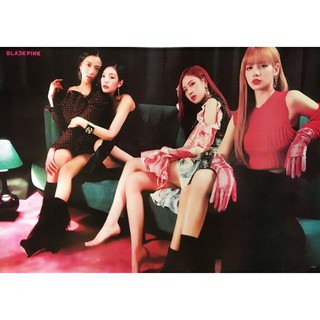 โปสเตอร์ รูปถ่าย นักร้อง เกาหลี BlackPink 블랙핑크 POSTER 24”x35” Girl Group K-pop Jennie Lisa Jisoo Rose V9