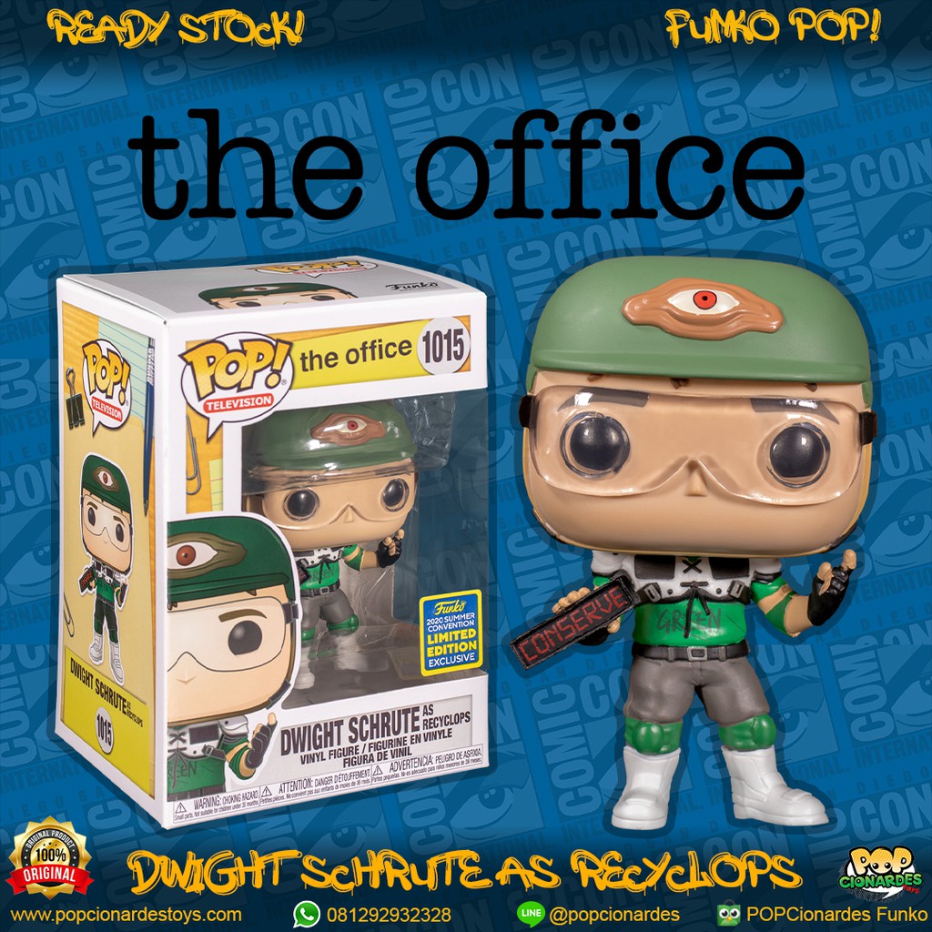 dwight schrute as recyclops funko pop