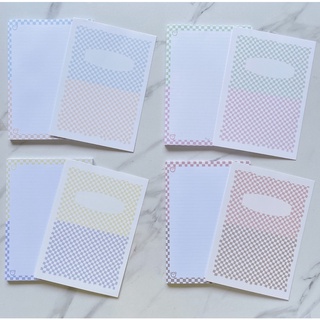 ☄️พร้อมส่ง🔥: A5 Notepad กระดาษโน๊ต ขนาด A5 (1สีแบบ50แผ่น+หน้าปก/4สีได้40แผ่น MIXสีละ10แผ่นเลือกปกได้)