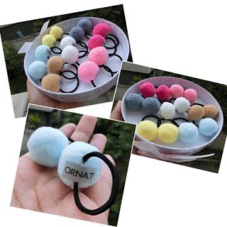 ยางรัดผมเด็ก POMPOM ราคา 50 บาท /คู่