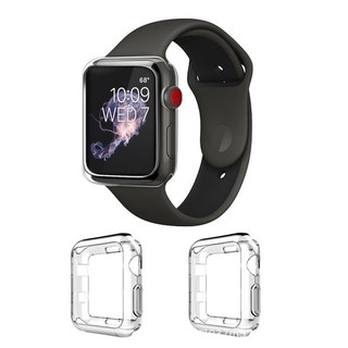 เคสซิลิโคน แบบใสคลุมเฉพาะรอบข้าง38/40/42/4mm เคสApplewatch Smartwatchใส่ได้แบบนิ่มใส่ง่าย