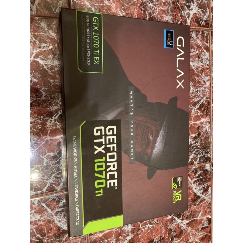 การ์ดจอ Galax Geforce GTX 1070Ti Ex 8GB DDR5