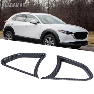 Alabamar ฝาครอบช่องระบายอากาศ ด้านหน้า คาร์บอนไฟเบอร์ สําหรับ Mazda Cx‐30 2019‐2020 2 ชิ้น