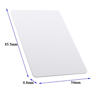 IC S50 Mifare standard thin white card 13.56mhz access control card