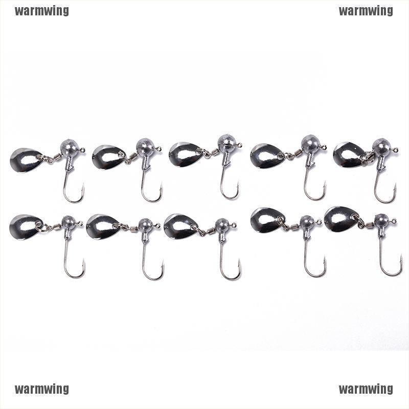 【WMW】Lead Jig Head Single Hooks Spiner Para Pesca Carp Fishing Swivels