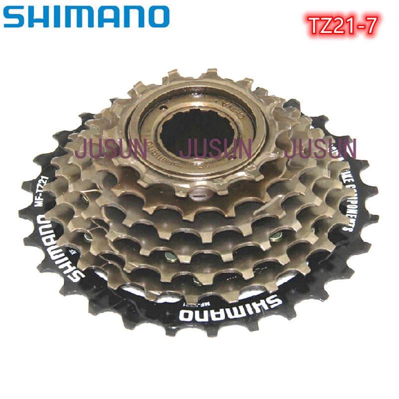 Shimano TZ500 ความเร็ว 7 สปีด Freewheel สำหรับจักรยานเสือภูเขา ขนาด 14-28T