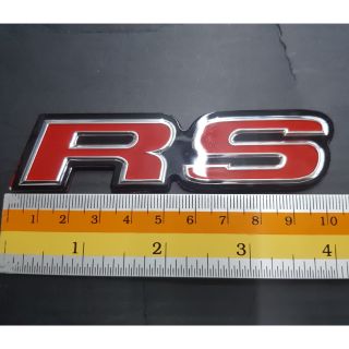 Logo RS ของรถ Honda งานเรนซิ่น11×2.5cm