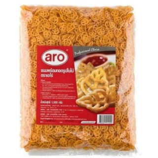 ข้าวเกรียบรูปใบไม้ ตราเอโร่ ขนาด 1กิโลกรัม แพ็คละ1ถุง+++Aro cornflakes+++