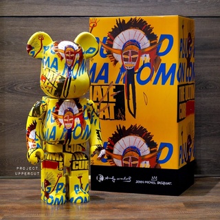 BE@RBRICK 1000% ANDY WARHOL x JEAN-MICHEL BASQUIAT # 3 [New]