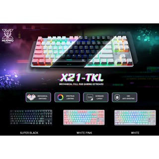 Nubwo Gaming Keyboard X21 TKL / RGB