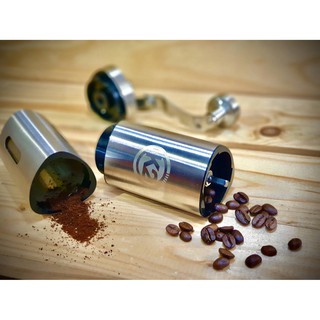 K2 Coffee Grinder ที่บดเมล็ดกาแฟสแตนเลส เฟืองเซรามิค แบบมือหมุน by Jeep Camping