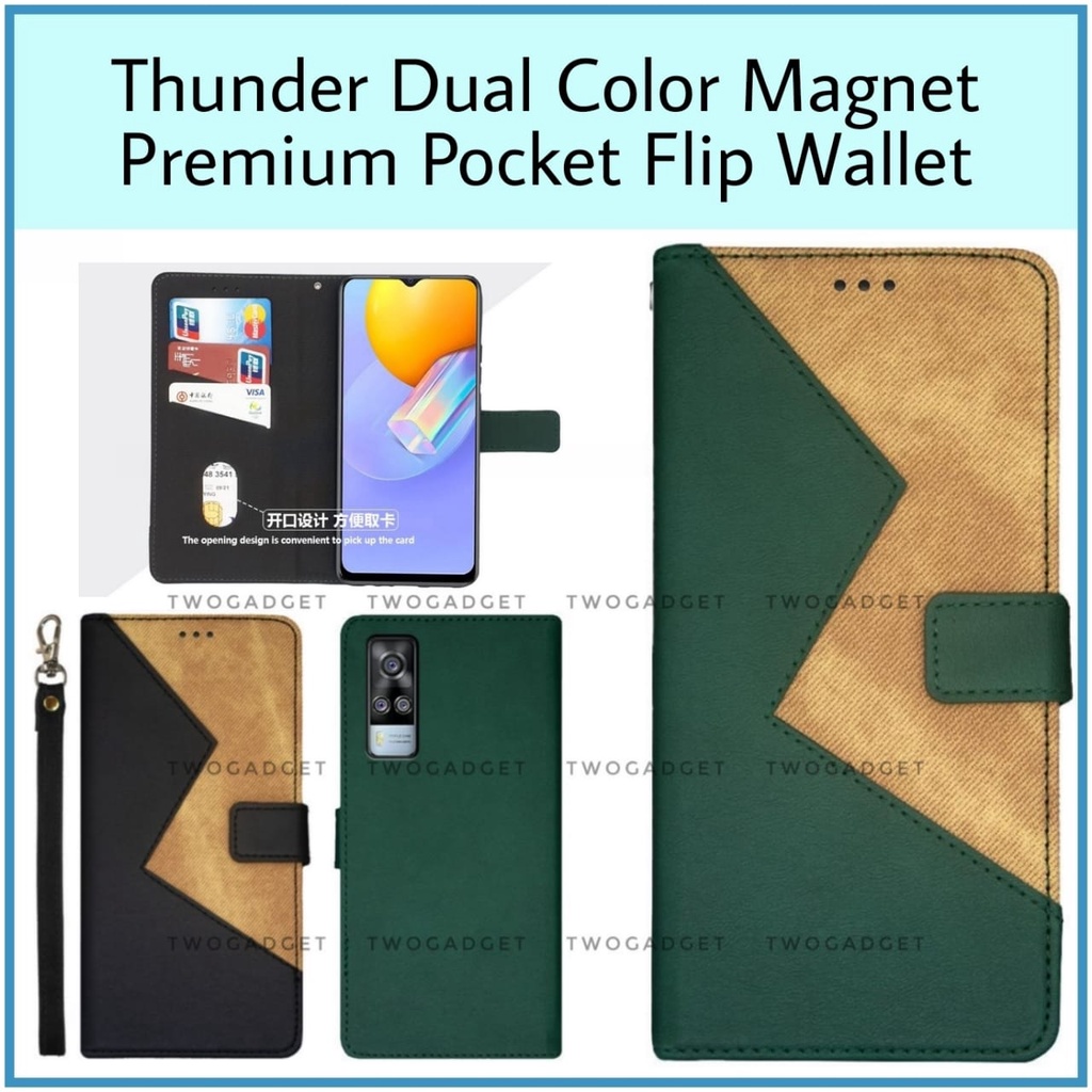 Oppo A1K/A3S/A5S/A7/A12/A12E/F9/F11 Pro Flip Casing Full Cover Case Pouch Wallet Pocket Magnet