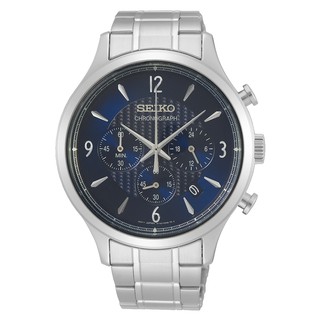 Karnvera Shop นาฬิกาข้อมือผู้ชาย Seiko Chronograph SSB339P1 Analog Quartz Mens Watch