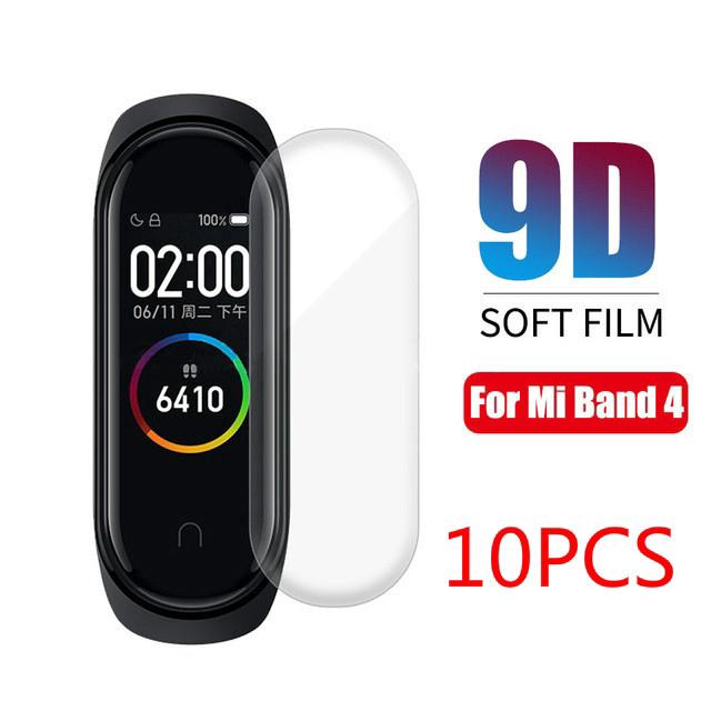 Xiaomi Mi Band 4 ฟิล์มกันรอยหน้าจอ 4 TPU 10 ชิ้น