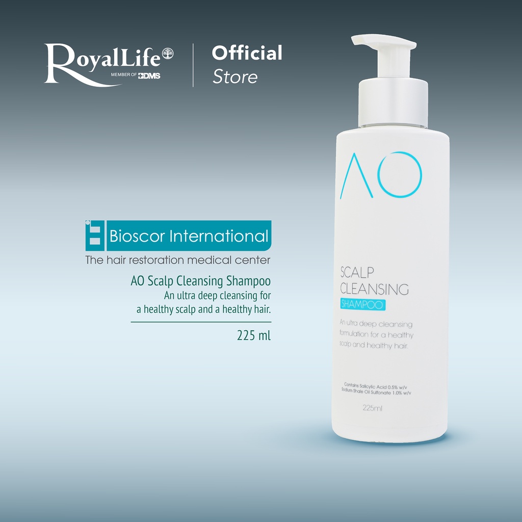 AO Scalp Cleansing Shampoo (เอโอ สกั๊ลพ์ คลีนซิ่ง แชมพู) แชมพูสูตรเน้นทำความสะอาดหนังศีรษะและเส้นผมอย่างล้ำลึก