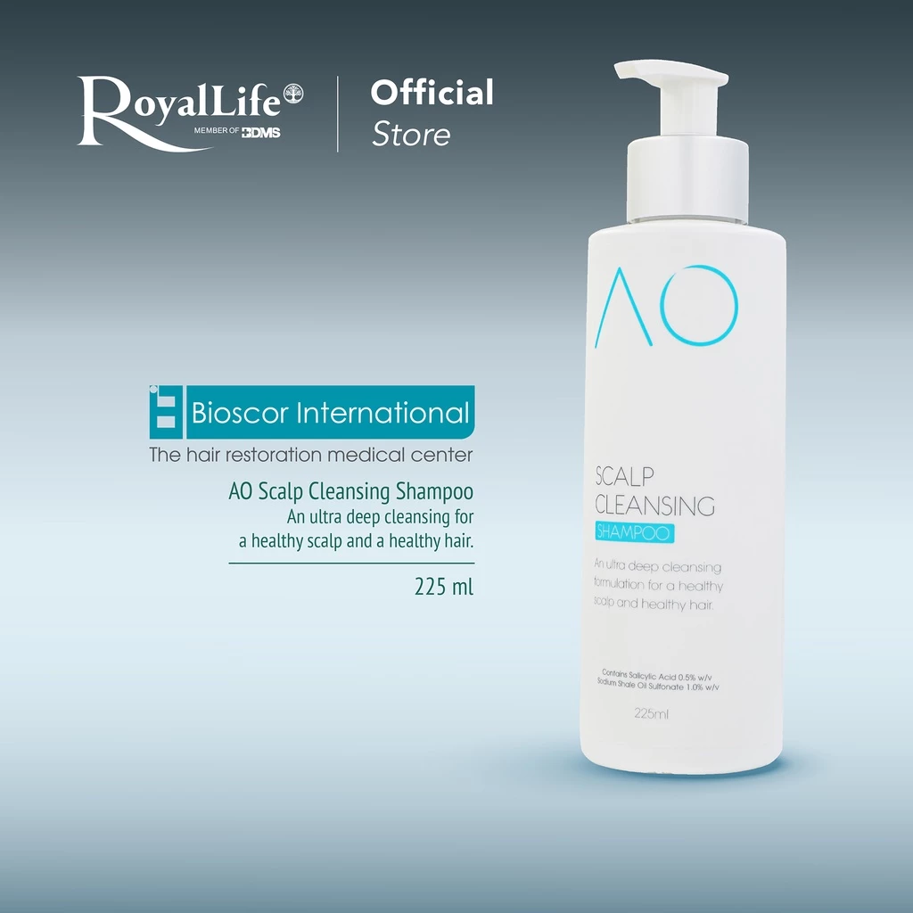 AO Scalp Cleansing Shampoo (เอโอ สกั๊ลพ์ คลีนซิ่ง แชมพู) แชมพูสูตรเน้นทำความสะอาดหนังศีรษะและเส้นผมอย่างล้ำลึก