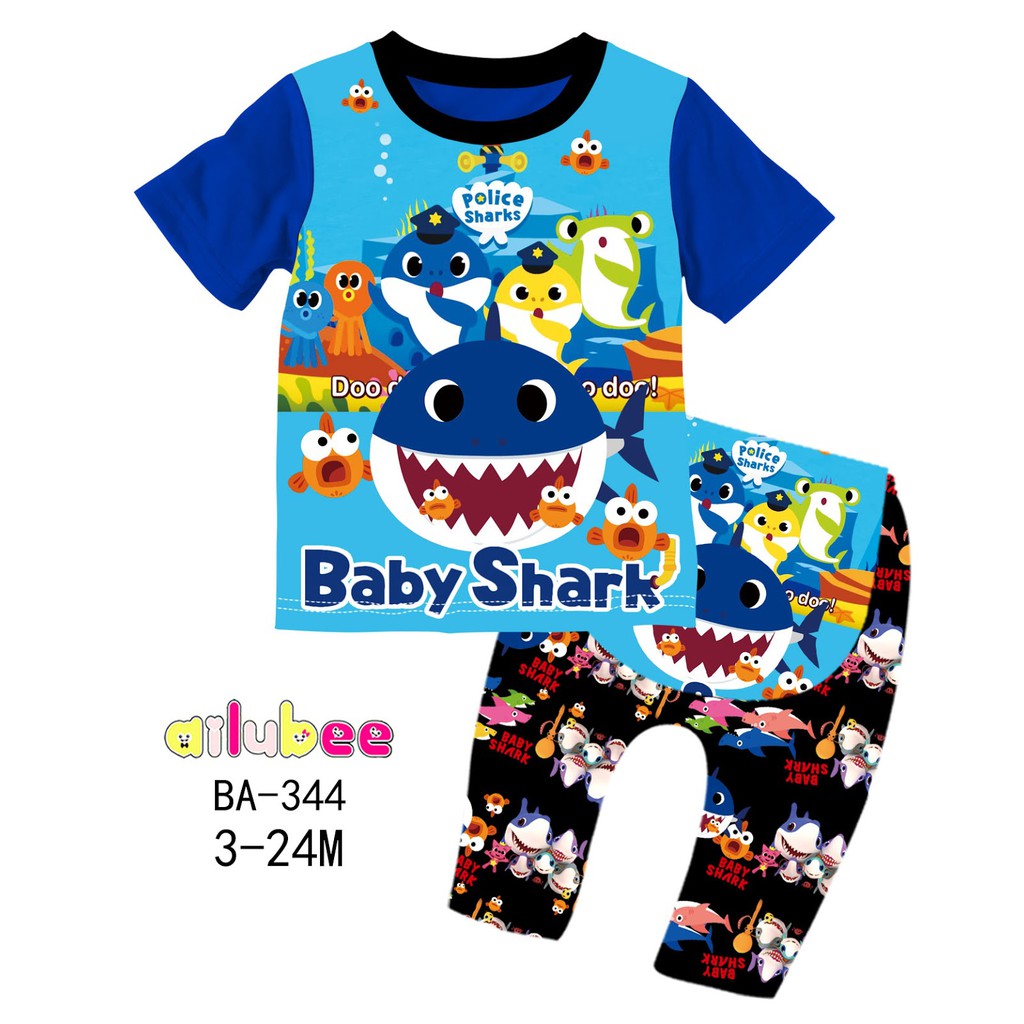 Ailubee ชุดนอน Baby Shark ~ Little Kidz Closet