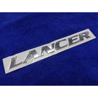 โลโก้ตัวหนังสือ ( LANCER ) สี ชุบ ราคา ต่อชิ้น