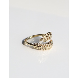 แหวน ivowly-Laurel ring แหวนใบมะกอกสามารถปรับขนาดได้