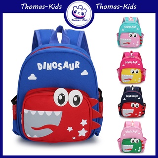 [THOMAS Kids]กระเป๋าเป้สะพายหลัง ขนาดเล็ก น้ําหนักเบา ลายการ์ตูนไดโนเสาร์น่ารัก เข้ากับทุกการแต่งกาย แฟชั่นสําหรับเด็กอนุบาล อายุ 3-6 ปี