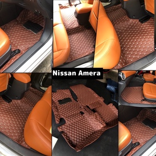 พรม6Dรุ่น Nissan AMERA ปี2020-2023 หนังคัดเกรดส่งตรงกับผู้ผลิต