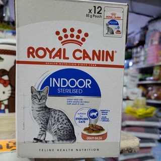 Royal Canin Indoor Pouch GRAVY 85g×12ซอง อาหารเปียก แมวโต เลี้ยงในบ้าน