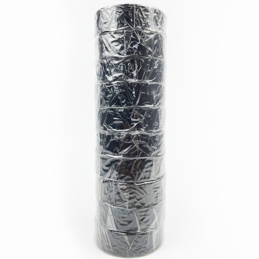 เทปพันสายไฟ 1แพค 10ม้วน กว้าง 19 มม x 20,10,5เมตร(ราชบุรีส่งด่วน) - รูปที่ 4