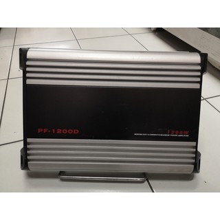 แอมป์รถยนต์ PF-1200D Monoblock 1200Wวัตต์เต็ม คลาสดีขับซับแรงเบสแน่นๆสะใจ ปรับซับเบสได้มิติดีเสียงเพราะ มีป้องกันซ็อต