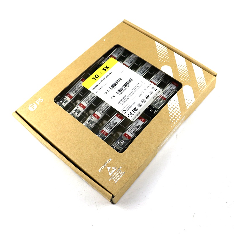 HB ไฟเบอร์โมดูลออปติคอลส่งสัญญาณความเร็วสูง SFP1G-SX-31 Gigabit ใหม่และดั้งเดิม