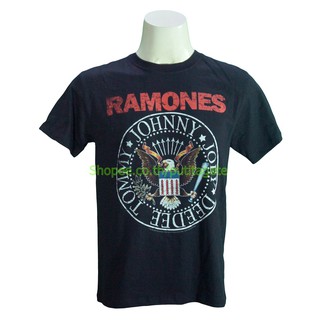 เสื้อวง Ramones เสื้อไซส์ยุโรป ราโมนส์ PTA1788 เสื้อวงดนตรีร็อค เดธเมทัล