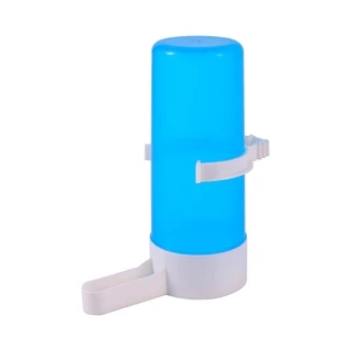 สัตว์เลี้ยงนกเครื่องดื่มอัตโนมัติ Feeder Blue Bird Feeder Bird Cage Parrot Feeding เครื่องมืออัตโนมัติ Feeder ชามและเครื่องดื่ม