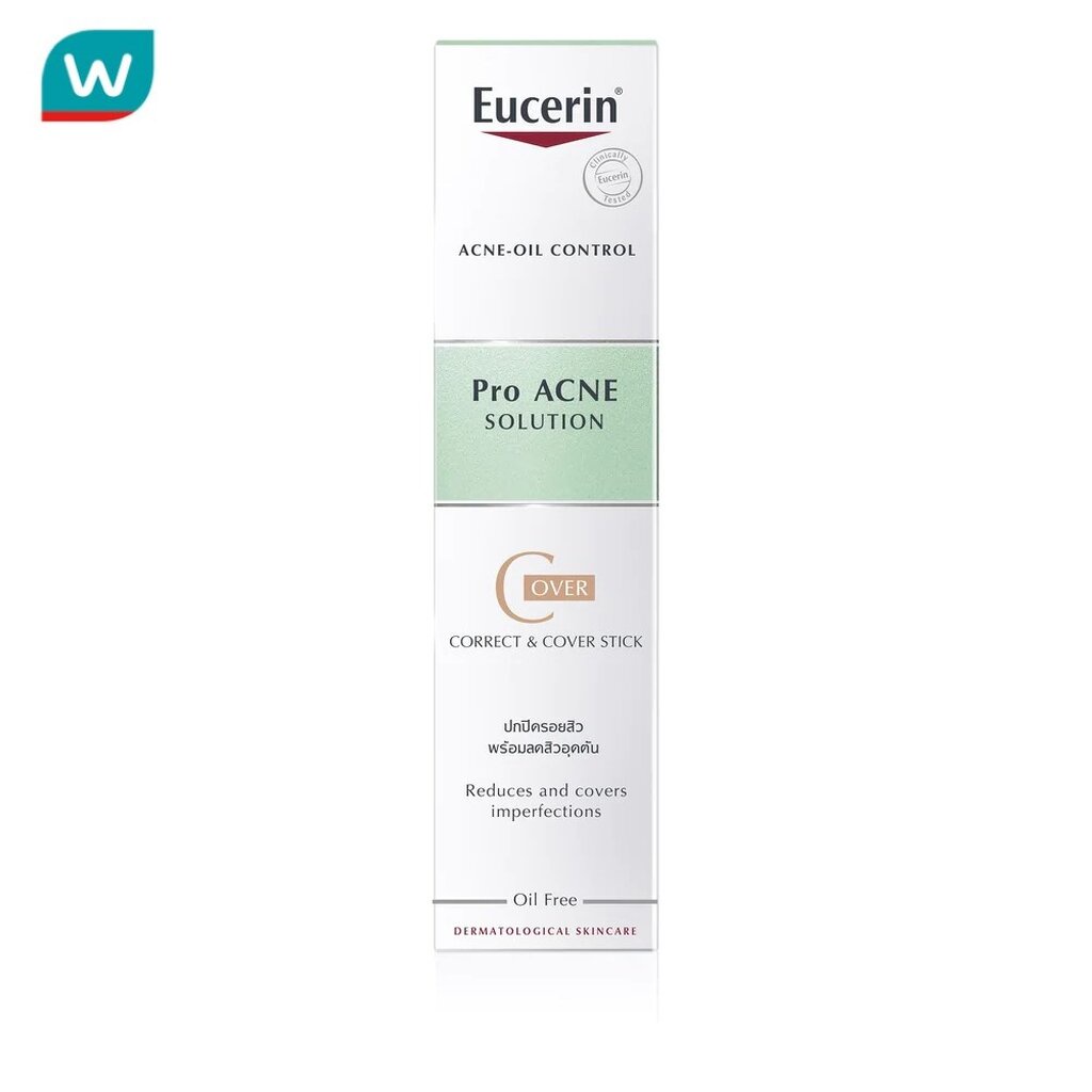 Eucerin ยูเซอริน โปร แอคเน่ โซลูชั่น คอร์เร็ค แอนด์ คัฟเวอร์ สติ๊ก 2 กรัม