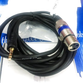 สาย XLR 3.5 ความยาว3 เมตรสำหรับไมค์คอนเดนเซอร์คุณภาพดีทนทาน