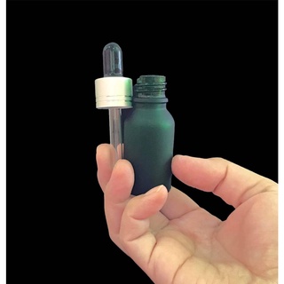 ขวดดรอปเปอร์ 15 ml สีเขียว พร้อมส่ง