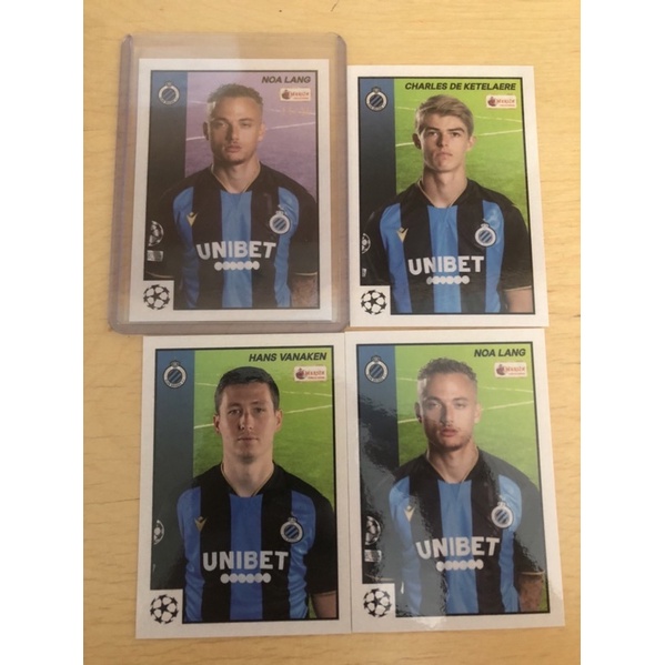 2021-22 Topps Merlin 97 Heritage UEFA Club Brugge set