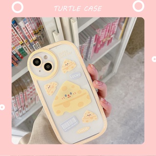 [พร้อมส่ง] ใหม่ เคสโทรศัพท์มือถือ กันกระแทก ลายชีสเค้ก สําหรับ iPhone 14 13 12 11 PROMAX XS XR XSMAX SE2020 6 7 8PLUS MINI