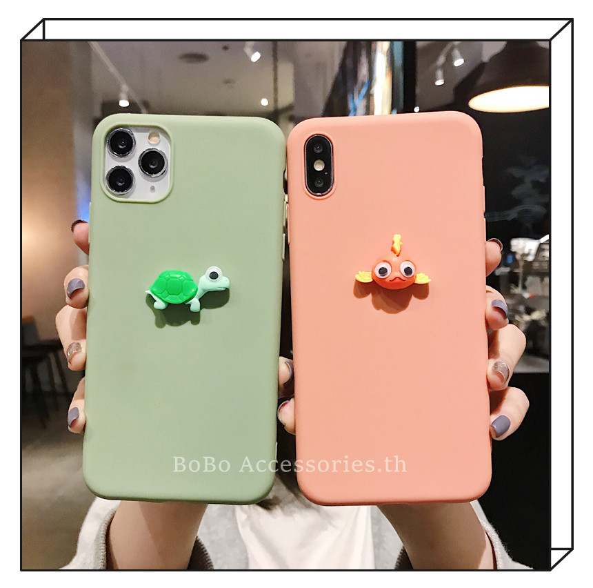 Huawei Y7A Y6S Y9S Y6P 2020 Y7 Pro 2019 2018 Y6 Y9 Prime 2019 Nova 3i 5T Casing  Fish Rabbit Turtle 