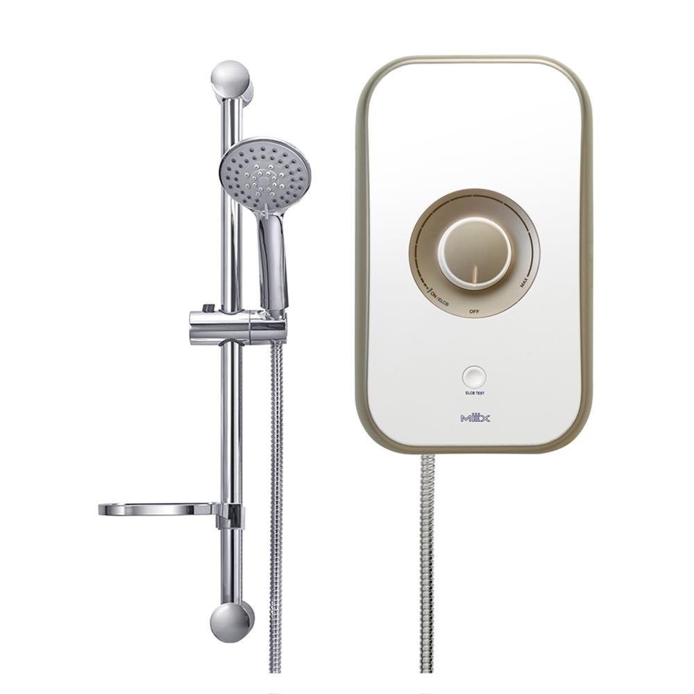Water heater SHOWER HEATER MEX CODE3C(OA) 3700W WHITE/GOLD Hot water heaters Water supply system เครื่องทำน้ำอุ่น เครื่อ