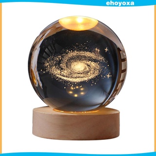 3D Crystal Ball Night Lights Astronomy Night Lamp for Desk Living Room Decor Ornament