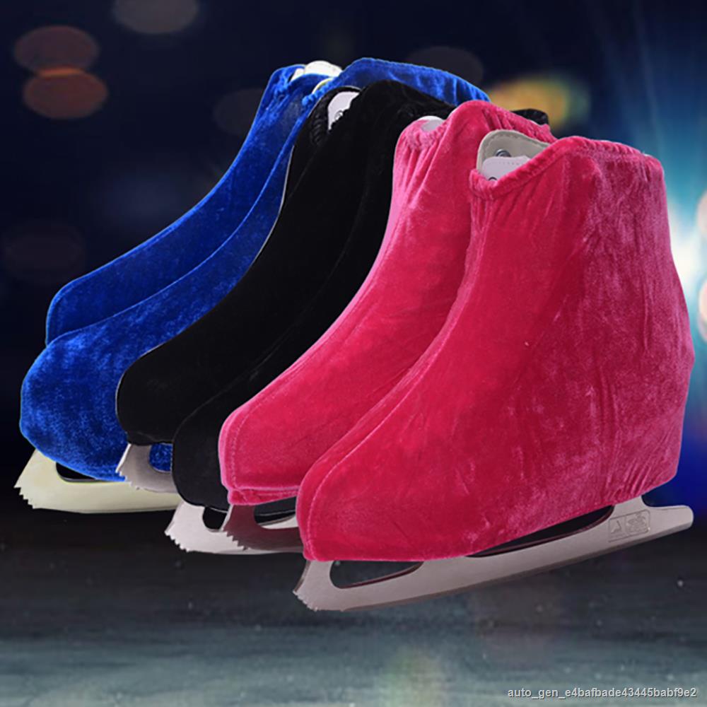 One Pair Ice Skating Figure Skating Shoes Velvet Cover Roller Skate ...