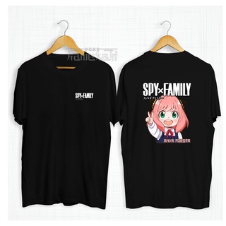 เสื้อยืดผ้าฝ้าย พิมพ์ลายอนิเมะ ANYA FORGER SPY X FAMILI bd โอเวอร์ไซซ์ สีกามิฮากิ สําหรับผู้ชาย ผู้หญิง 30s