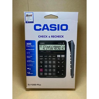 เครื่องคิดเลข Casio DJ-120D PLUS  ของแท้100% รับประกัน 2 ปี