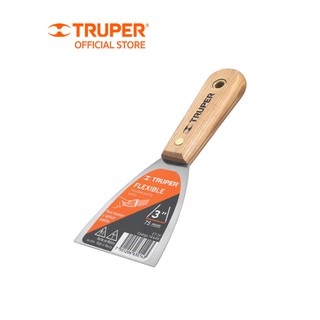 TRUPER 14449 เกียงเหล็กโป้วสี 3 นิ้ว ด้ามไม้