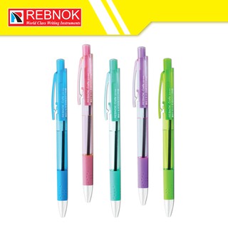 REBNOK ปากกา REBNOK CRETA พาสเทล (BALL PENS CRETA) 1 กล่อง