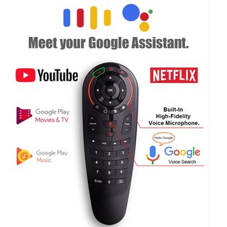 (ตัวท็อป)สั่งงานด้วยเสียง G30s Air mouse (ใหม่สุด ท็อปสุด) มี Gyro เมาส์ไร้สาย 2.4G Wireless Air Mouse + Voice Search